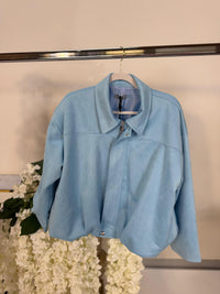 Velours Lederjacke KILL THEM WITH SOFTNESS