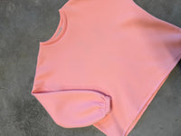 Sweater mit Rückenstickerei CREME DE LA CREME rosa