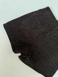 Hosenrock Stretch Jeans dark chocolate/schwarz LEO LOVE