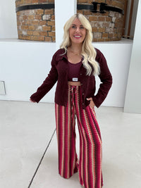 Häkelcardigan COOL CROCHET Burgundy