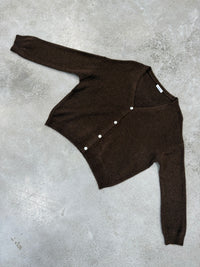 Alpaka Cardigan SCANDINAVIAN GIRL chocolate