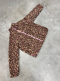 LEO Teddy Jacke  creme/burgundy/camel