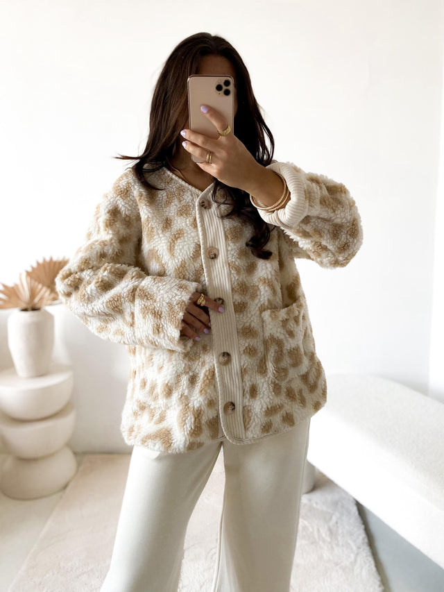 Teddyjacke Crema LOVELY LEO