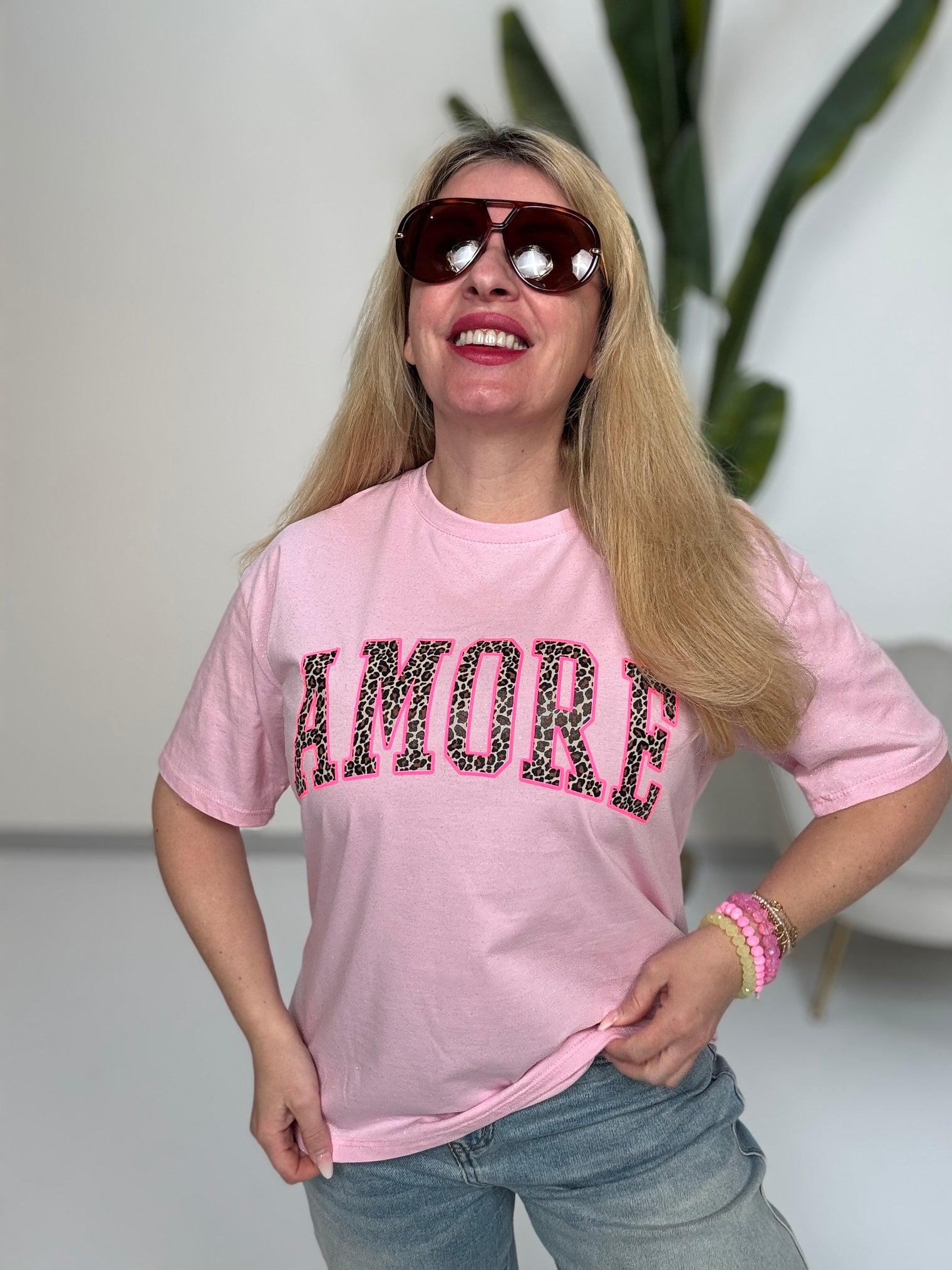 Statement Shirt SPARKLE AMORE Leo