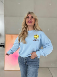 Sweater hellblau KEEP IT SIMPLE AND BALANCED