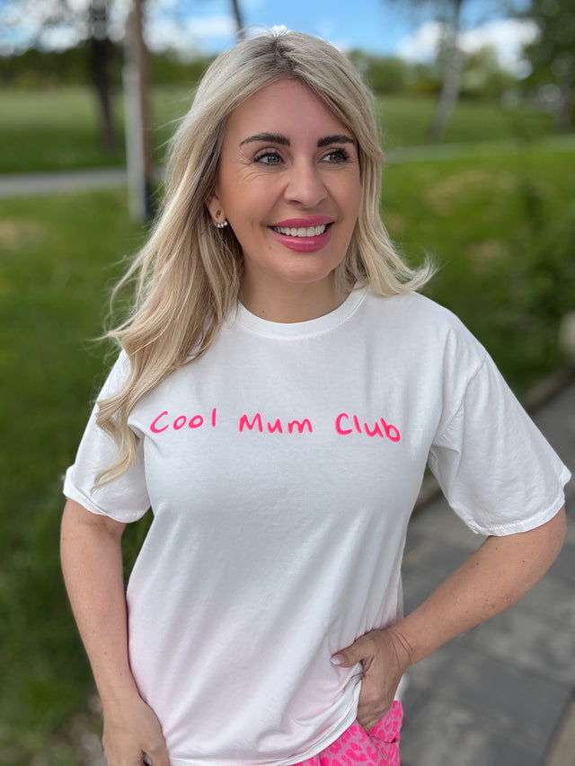 Statement Shirt weiß COOL MUM CLUB