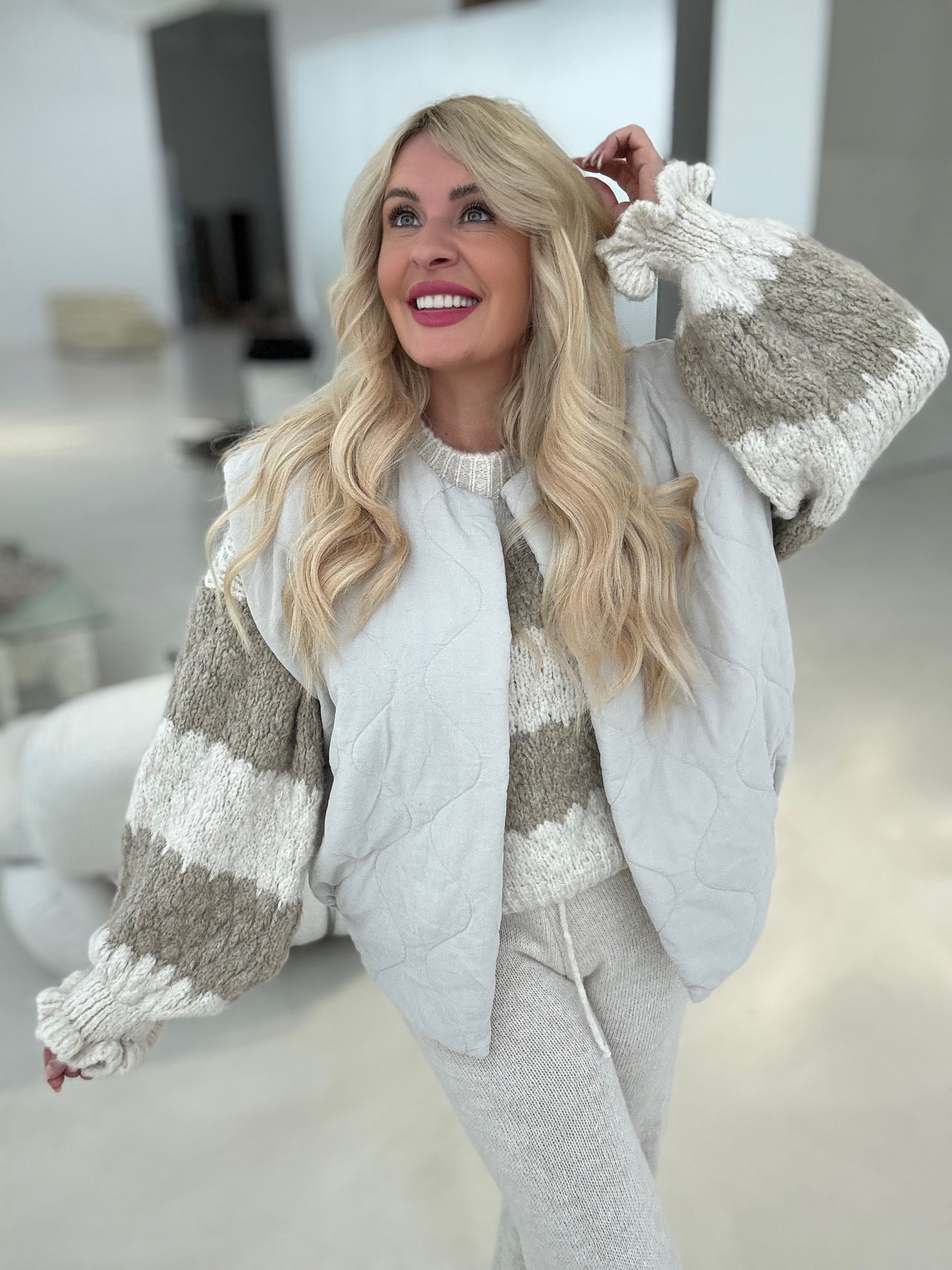 Steppweste SOFT BEIGE
