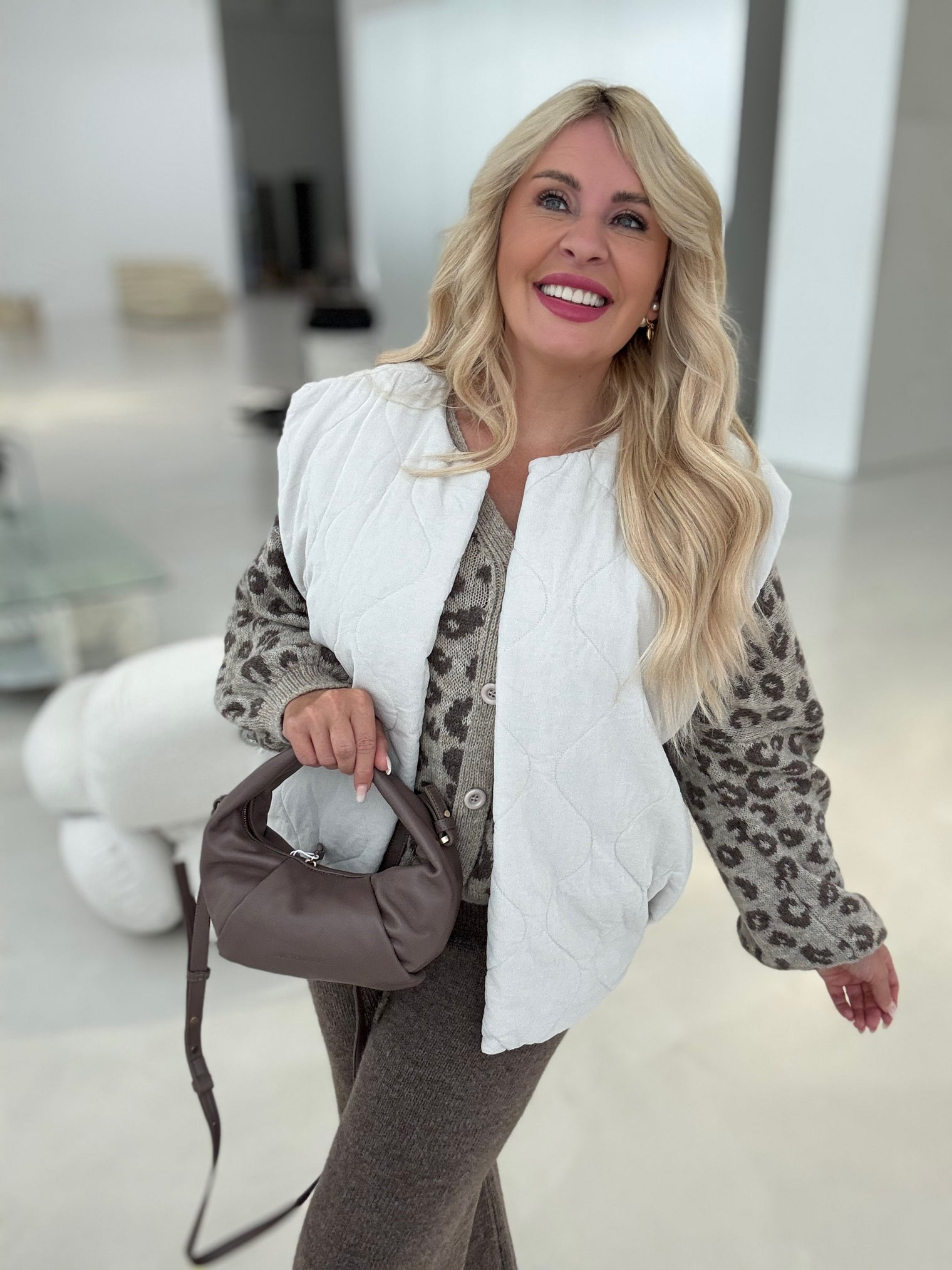 Steppweste SOFT BEIGE