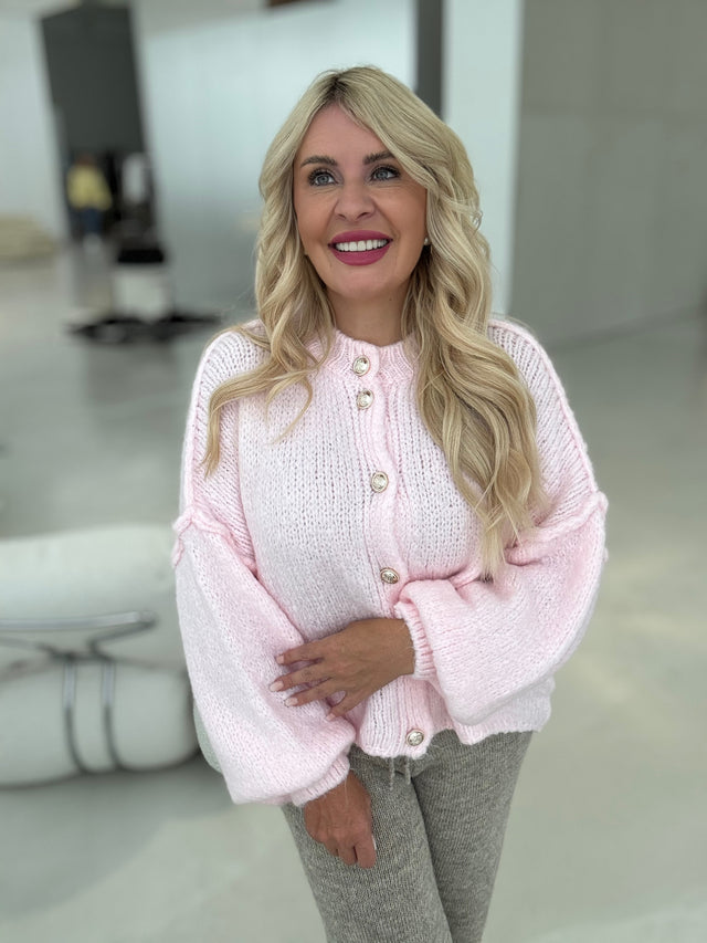 Strickjacke SUPER SOFT ballerina rosa