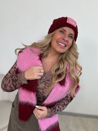 Mütze Beanie CREME DE LA CREME burgundy