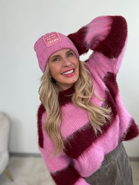 Mütze Beanie CREME DE LA CREME pink