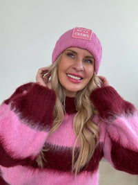 Mütze Beanie CREME DE LA CREME pink