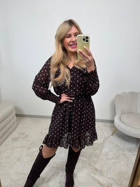 Kleid chocolate LITTLE POLKA DOTS