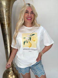 Statement Shirt weiß AMALFI COAST Italy