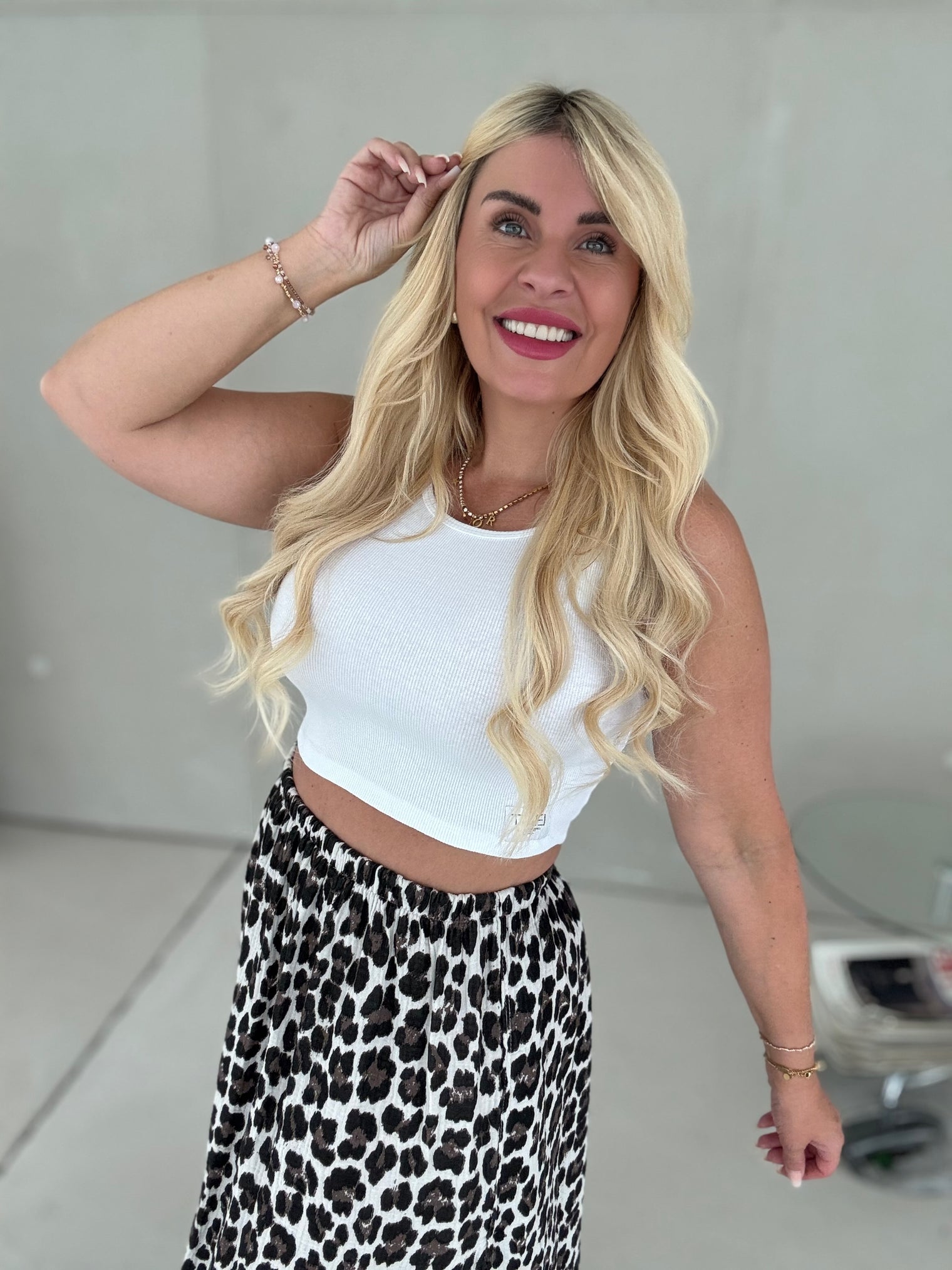 SIGNATURE CROP TOP schwarz