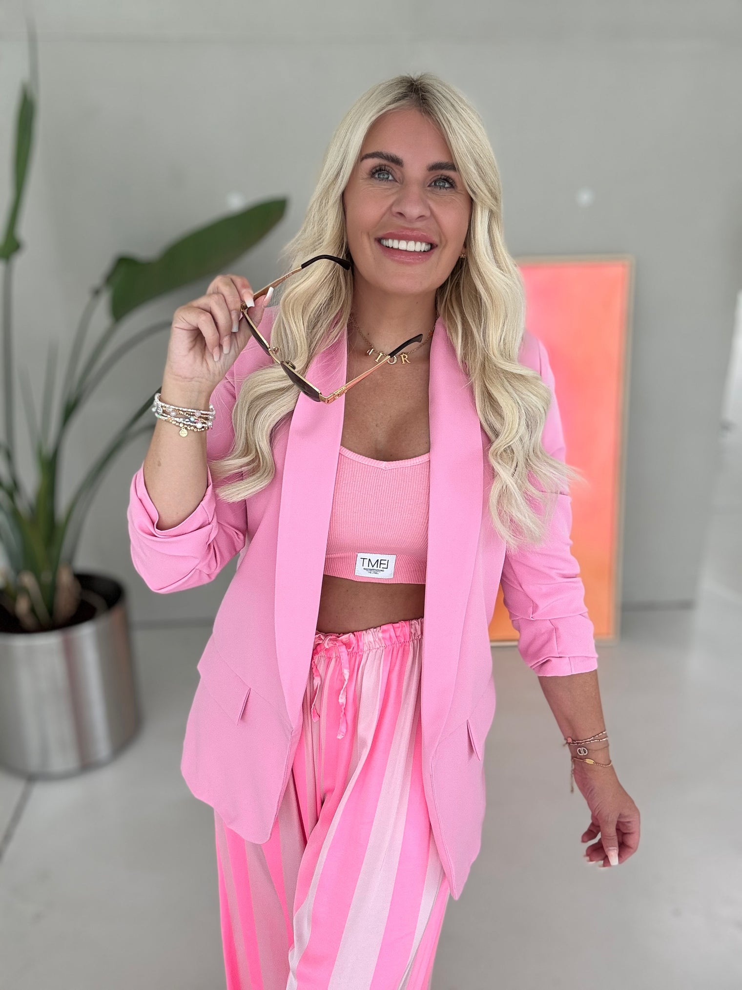 Blazer BASIC LOVE rosa