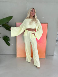 Musselin Set ROME buttermilk yellow