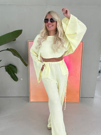 Musselin Set ROME buttermilk yellow
