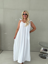 Musselin Kleid BEACH LOVE weiß