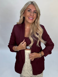 PRE-ORDER Blazer BASIC LOVE burgundy