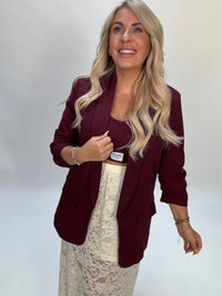 PRE-ORDER Blazer BASIC LOVE burgundy
