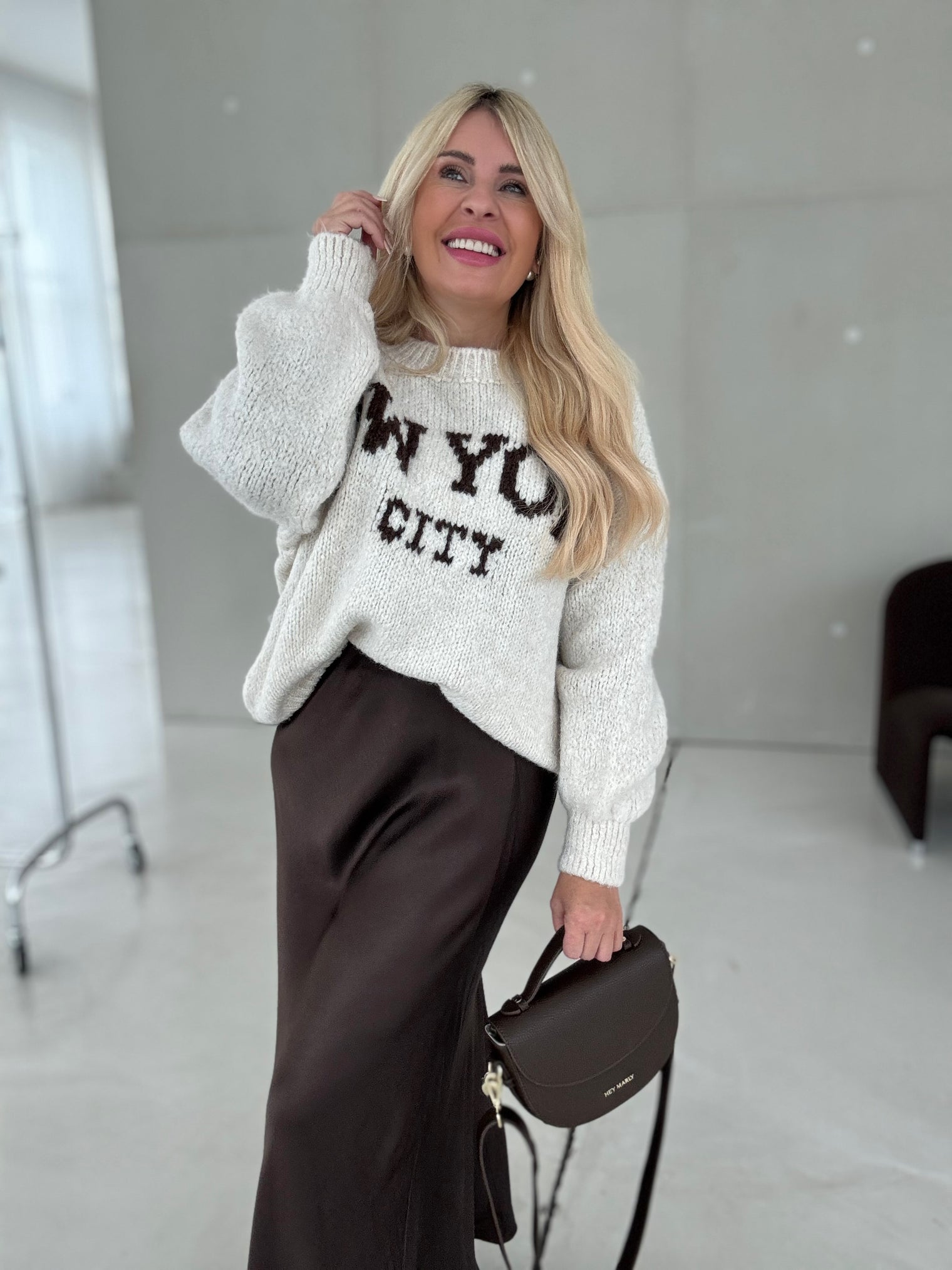 Pullover NEW YORK creme