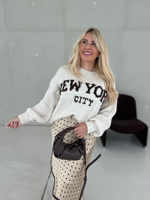 Pullover NEW YORK creme