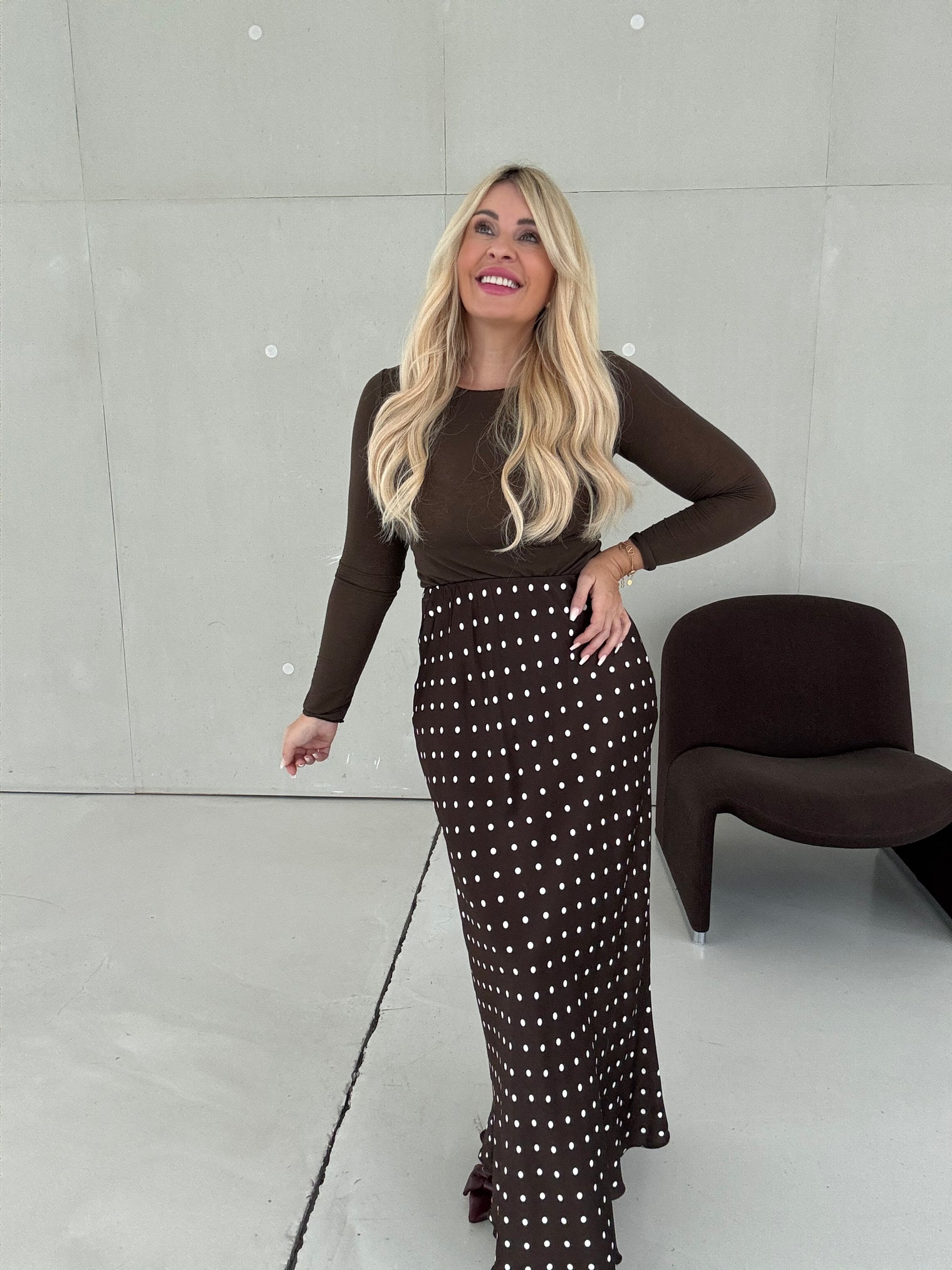 Signature SILKY Rock BROWN DOTS