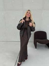 Signature SILKY Rock BROWN DOTS