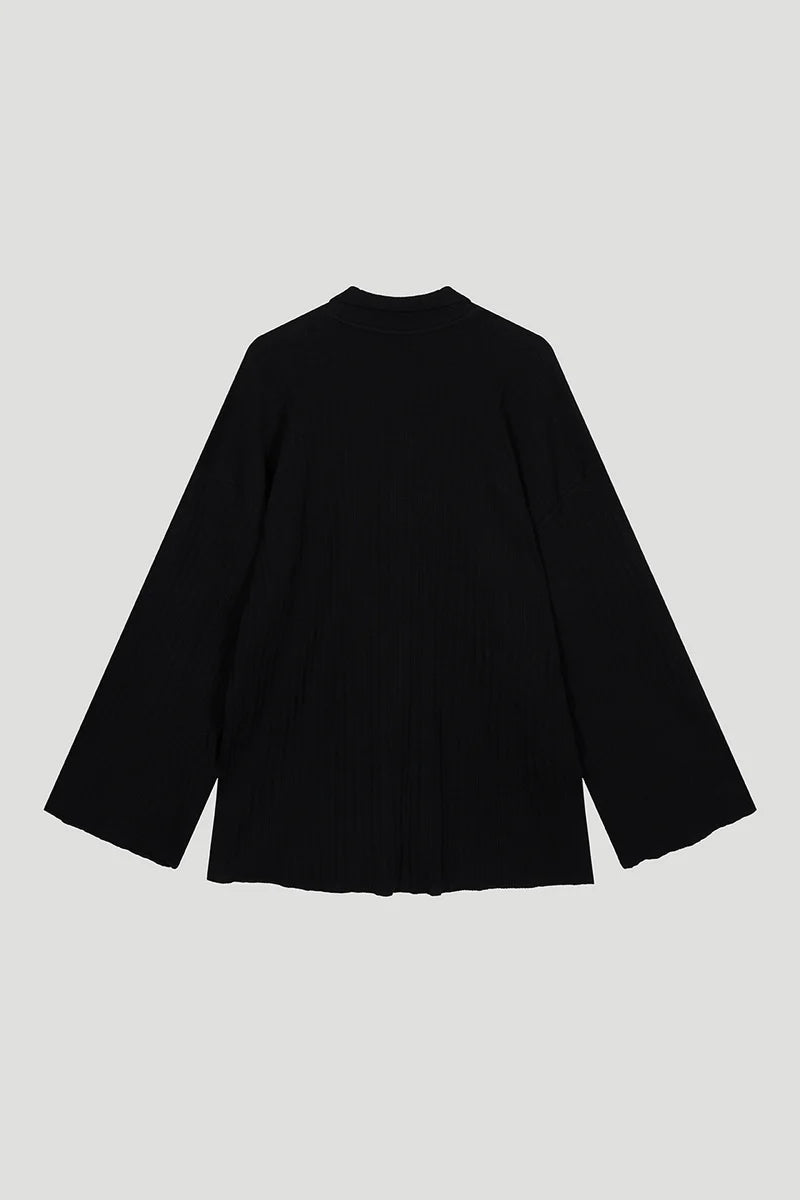 OH APRIL Fleur Blouse black