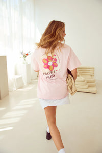 OH APRIL Boyfriend T-Shirt Fleur Powder Blush