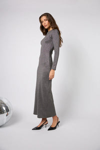 OH APRIL Frida Bodycon Dress Graphite