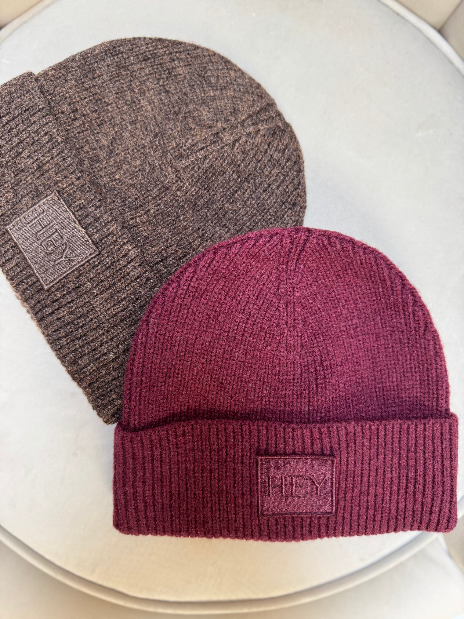Hey Marly Mütze HEY Beanie Coffee