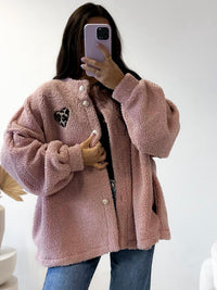 Teddyjacke Romantic Rose HEART OF GOLD