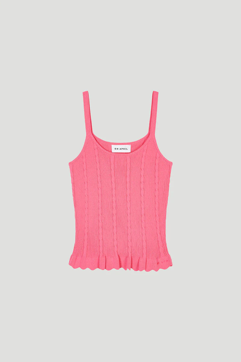 OH APRIL Glinda Top Dark Rose