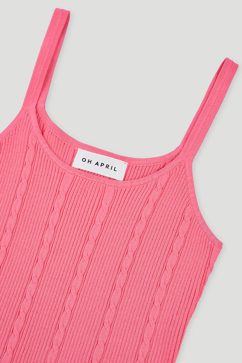 OH APRIL Glinda Top Dark Rose