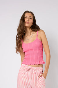 OH APRIL Glinda Top Dark Rose