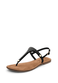 Hey Marly Metallic Beads Black