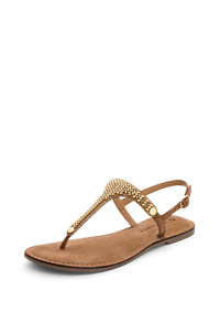 Hey Marly Metallic Beads Cognac