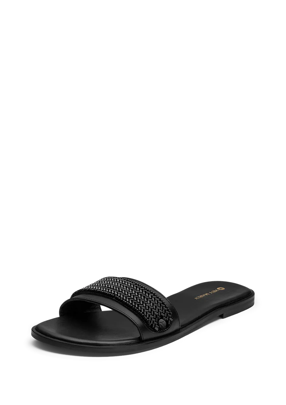 Hey Marly Metallic Beads Black