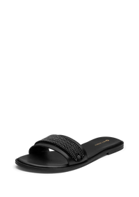 Hey Marly Metallic Beads Black