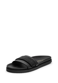 Hey Marly Metallic Beads Black