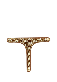 Hey Marly Metallic Beads Cognac