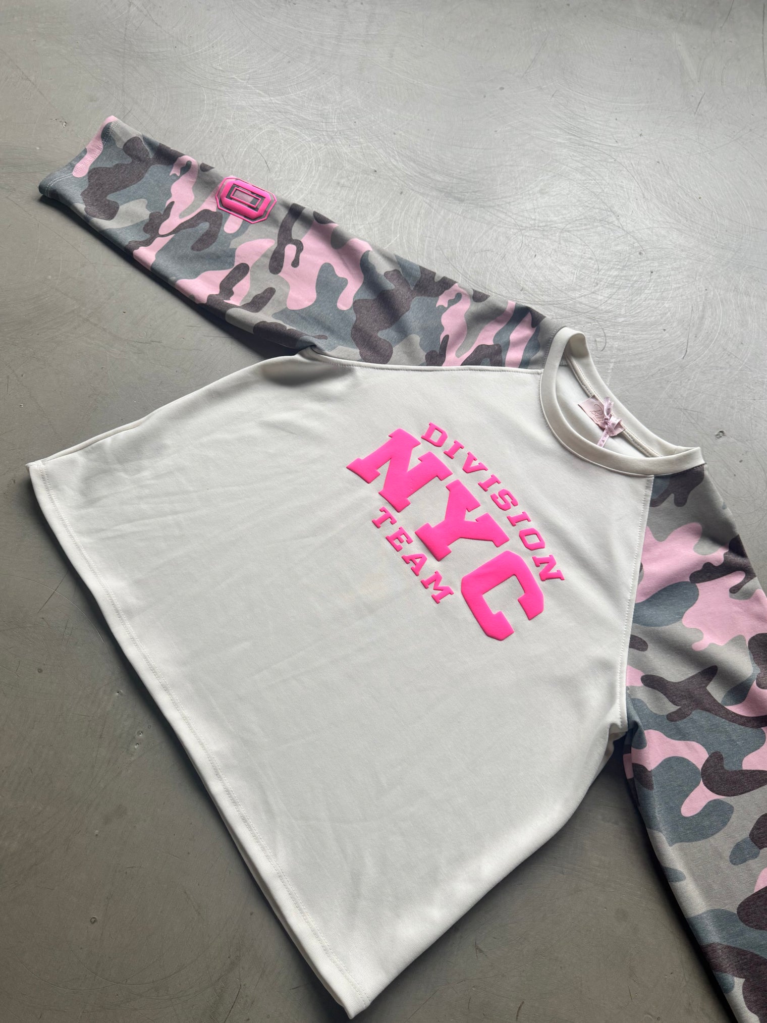 Longsleeve Camouflage pink Star