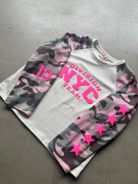 Longsleeve Camouflage pink Star