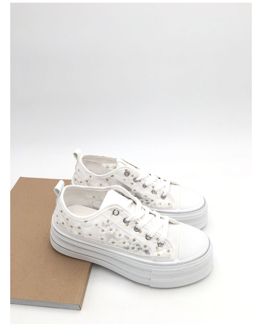 Plateau Sneaker WHITE FLOWER