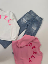 Jeans BLUE SPARKLE mit Glitzersteinen