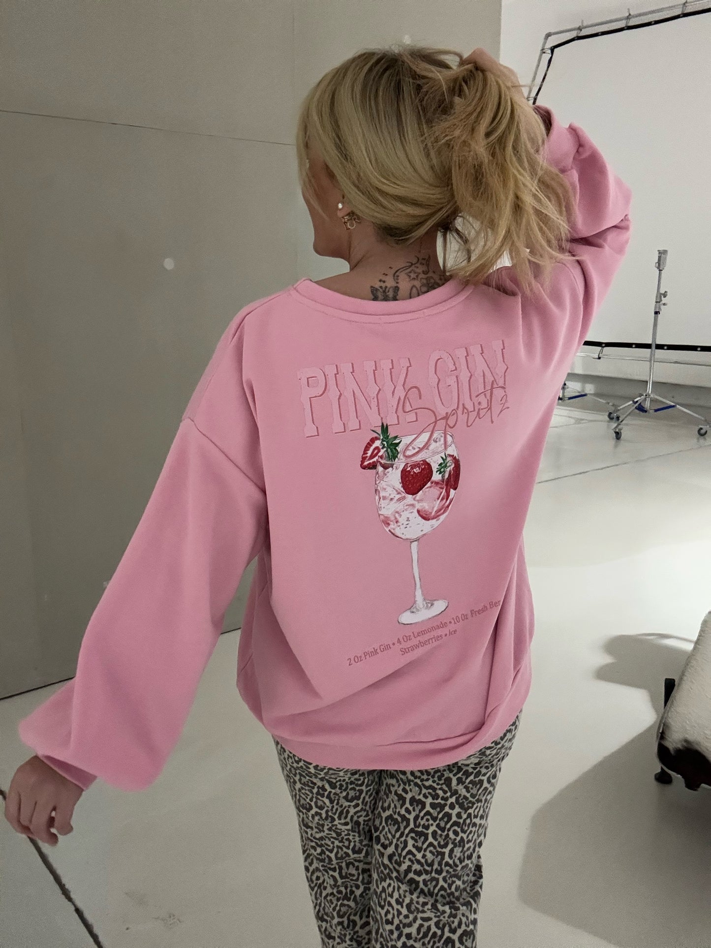 Sweater PINK GIN rosa