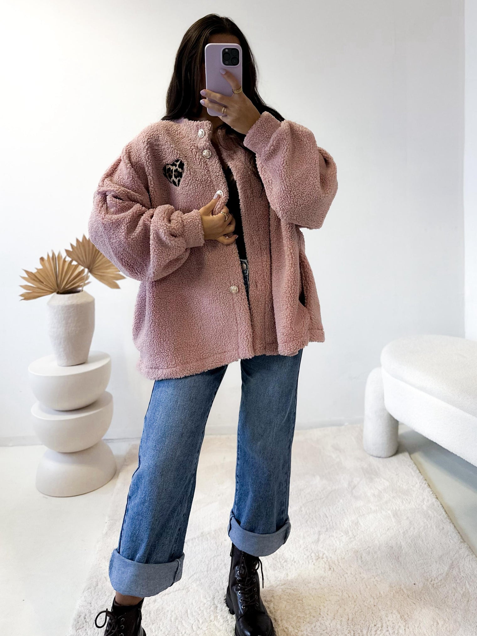 Teddyjacke Romantic Rose HEART OF GOLD