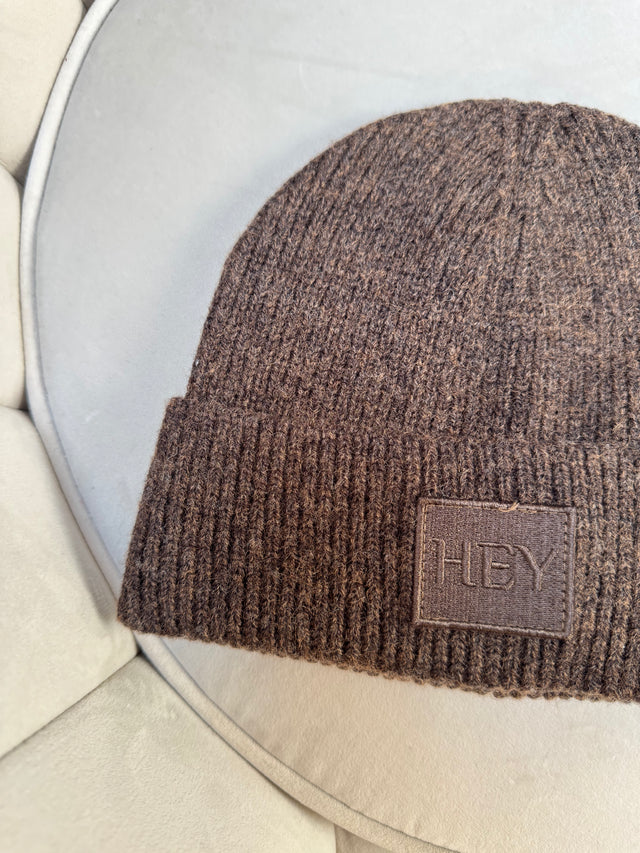 Hey Marly Mütze HEY Beanie Coffee